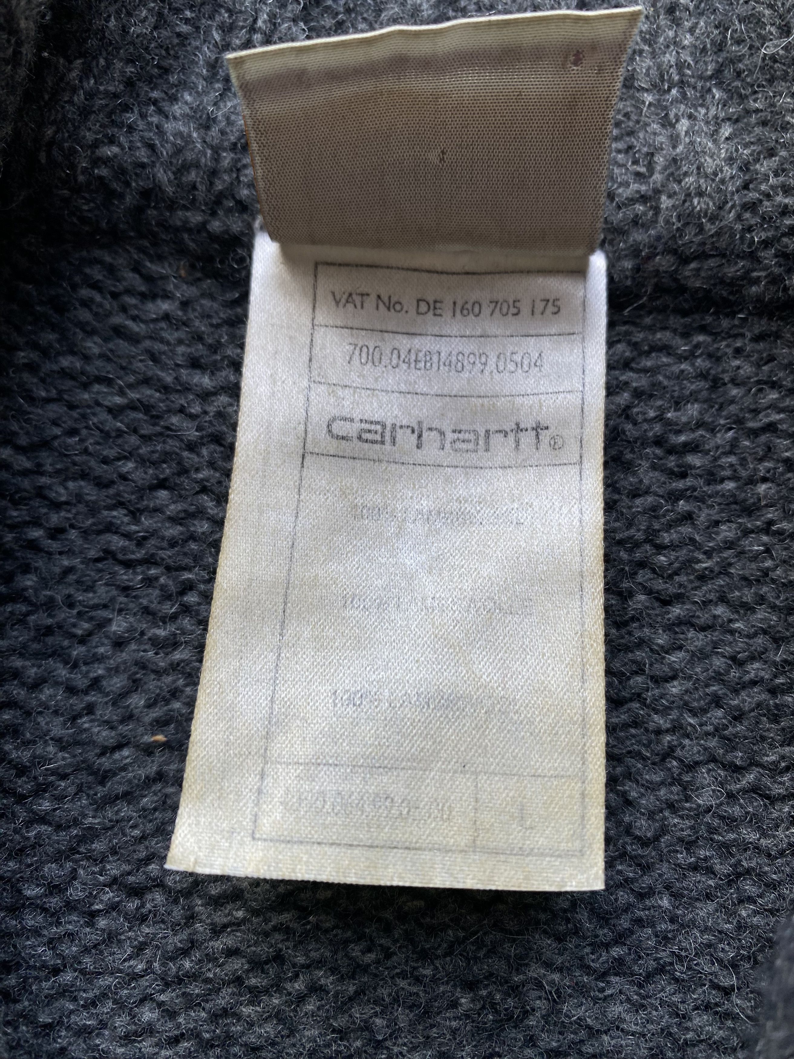 Carhartt × Vintage Vintage Carhartt Zip Sweater Wool 1/3 Size US L / EU 52-54 / 3 - 7 Thumbnail
