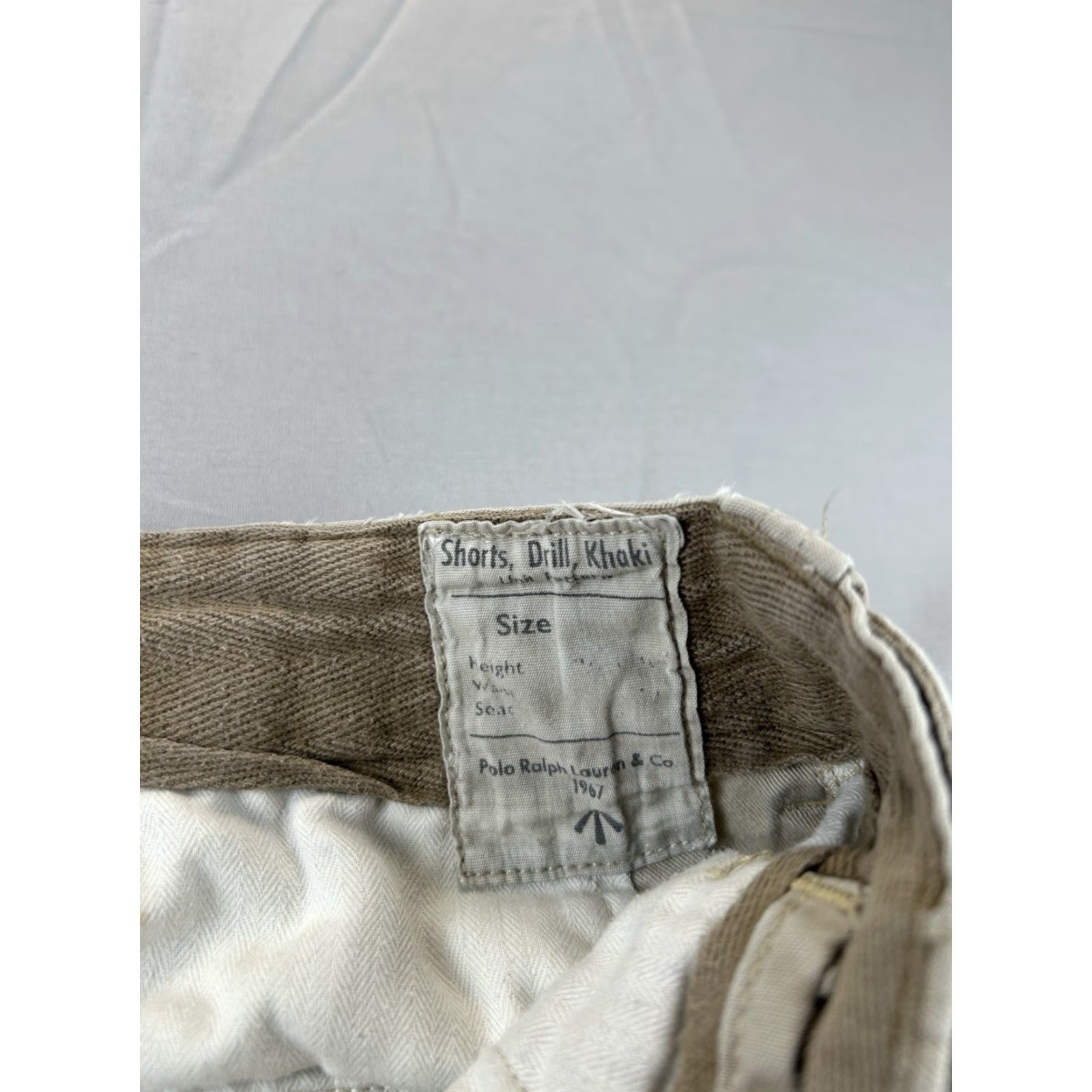 Polo Ralph Lauren VINTAGE Polo Ralph Lauren Cargo Shorts Men 36 Beige Canvas Military Style Khaki Cargo Utility Size US M / EU 48-50 / 2 - 3 Thumbnail