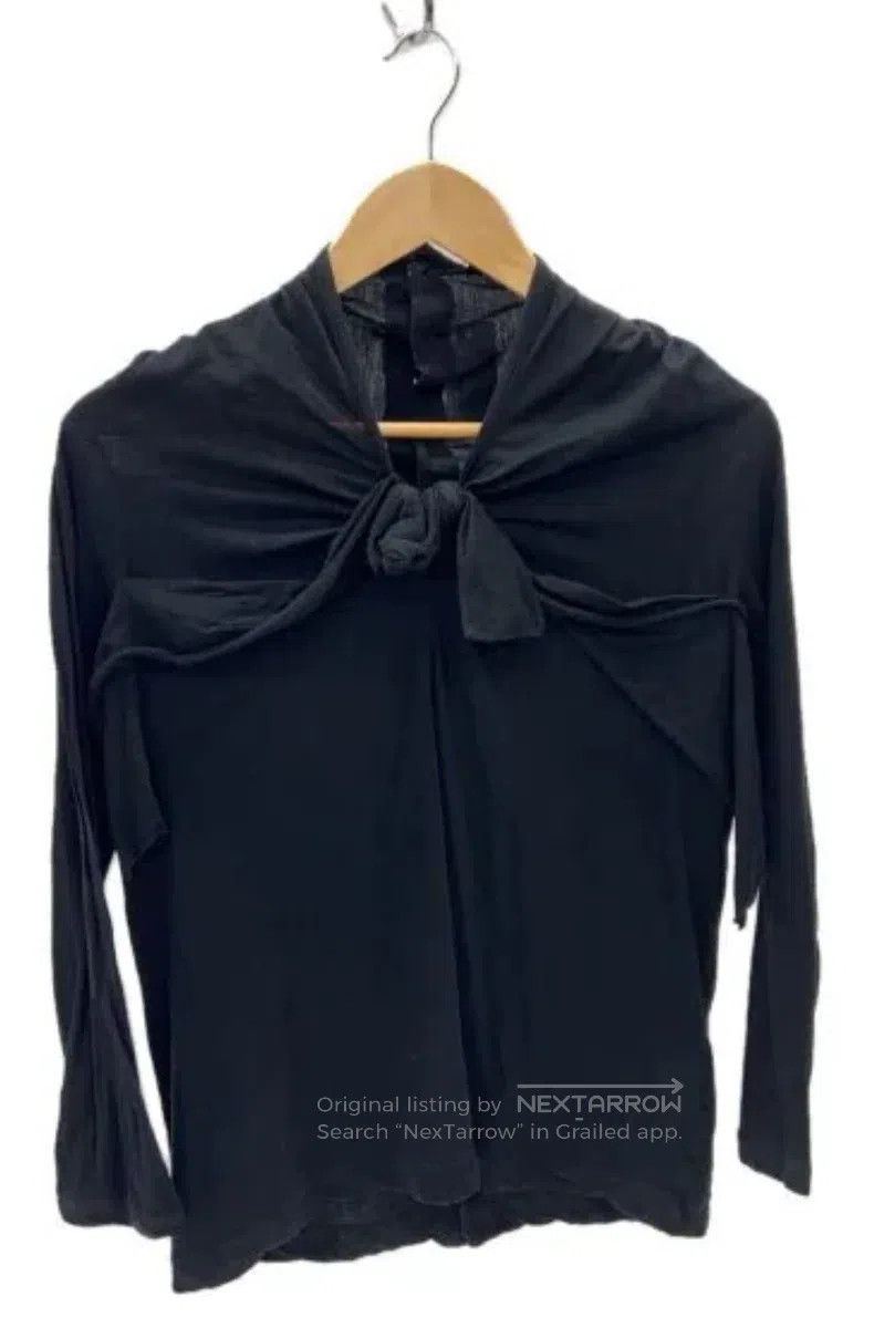 Comme des Garcons Comme Des Garcons Black button long-sleeve knit sweater Size S / US 4 / IT 40 - 2 Thumbnail