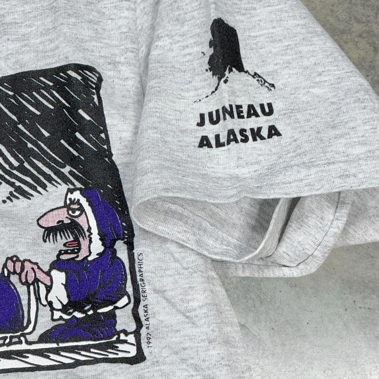 Japanese Brand × Vintage Vintage 90s “Who Farted” Alaska T-Shirt Size US S / EU 44-46 / 1 - 3 Thumbnail