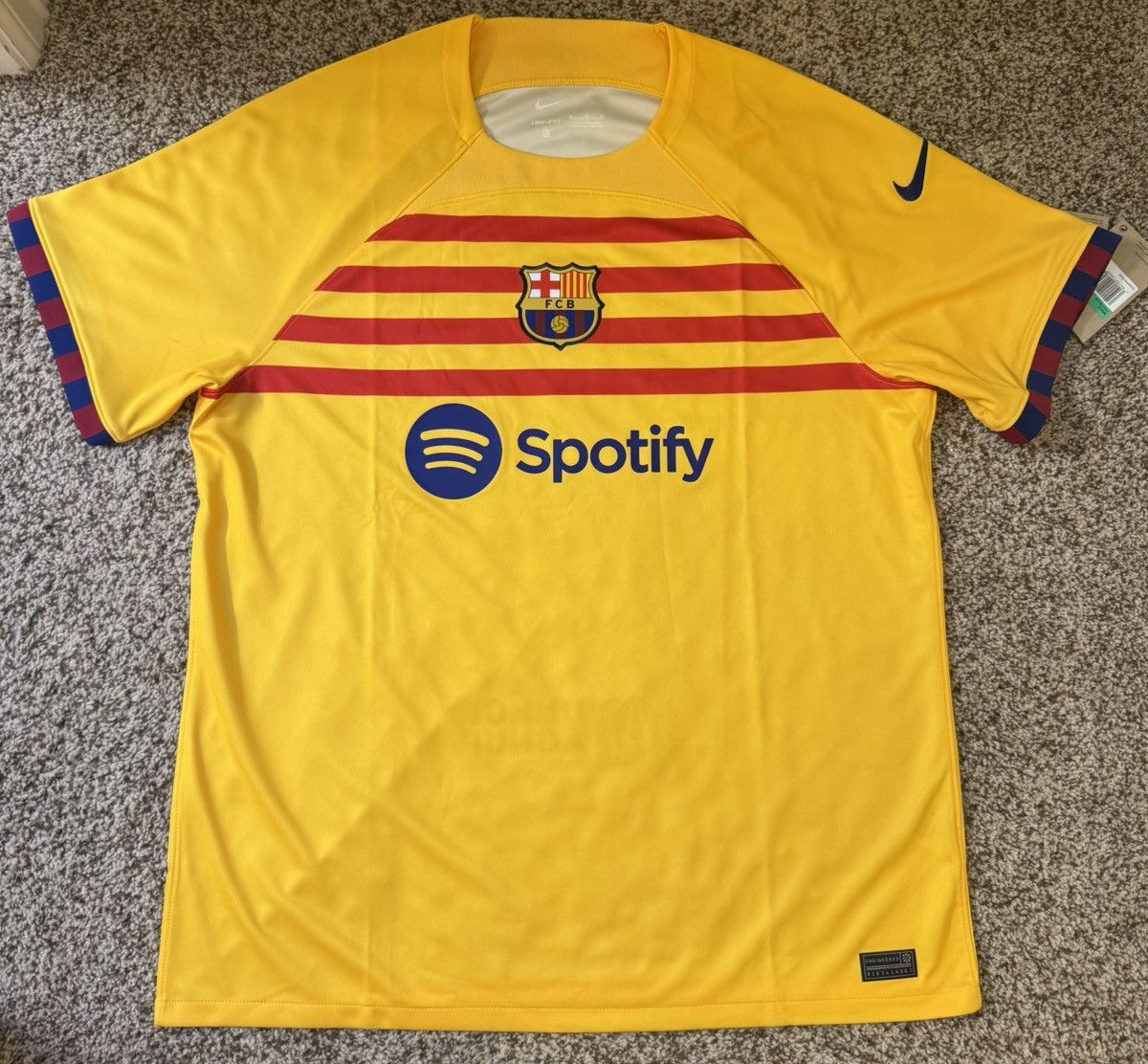 Nike Nike FC Barcelona 2023/24 Soccer Jersey Size XL Authentic Size US XL / EU 56 / 4 - 2 Thumbnail