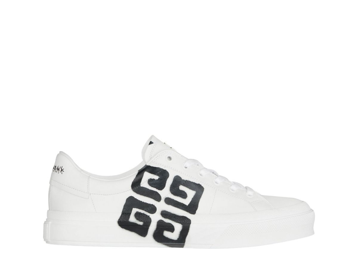 o1srvl11e0924 City Sport Sneakers in Black/White