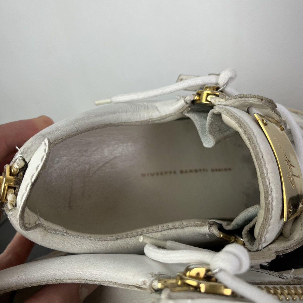 Giuseppe Zanotti Womens White And Gold Giuseppe Zanotti Shoes Size 37 Size US 7 / IT 37 - 6 Thumbnail