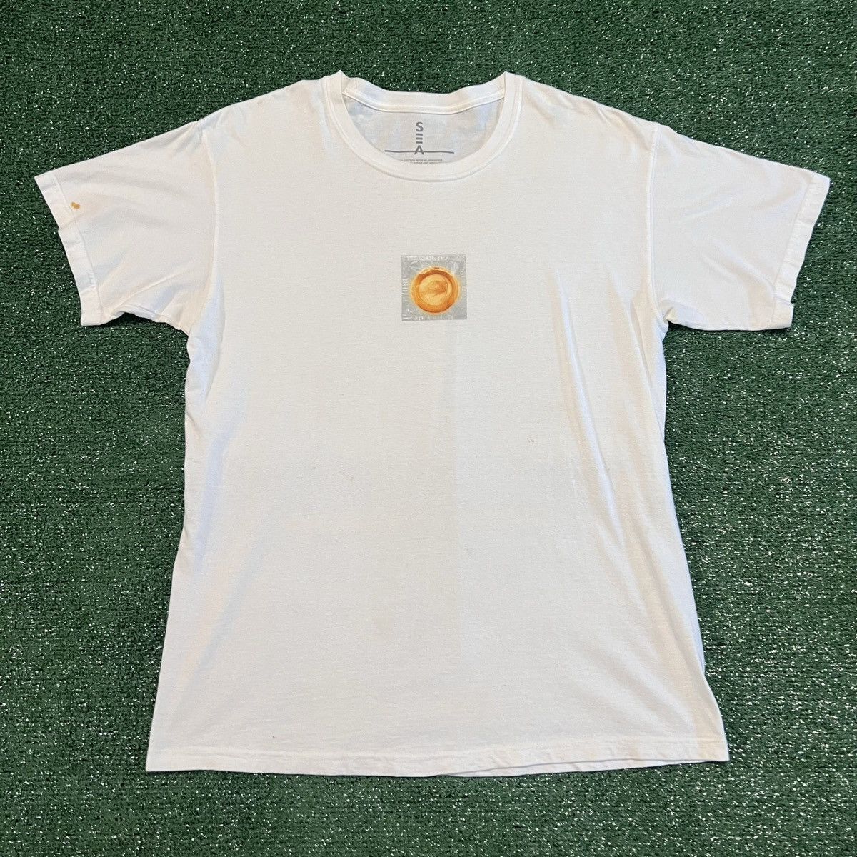 Vince Staples Vince Staples Coachella 2022 “Condom” Tee (White) Size US L / EU 52-54 / 3 - 1 Thumbnail