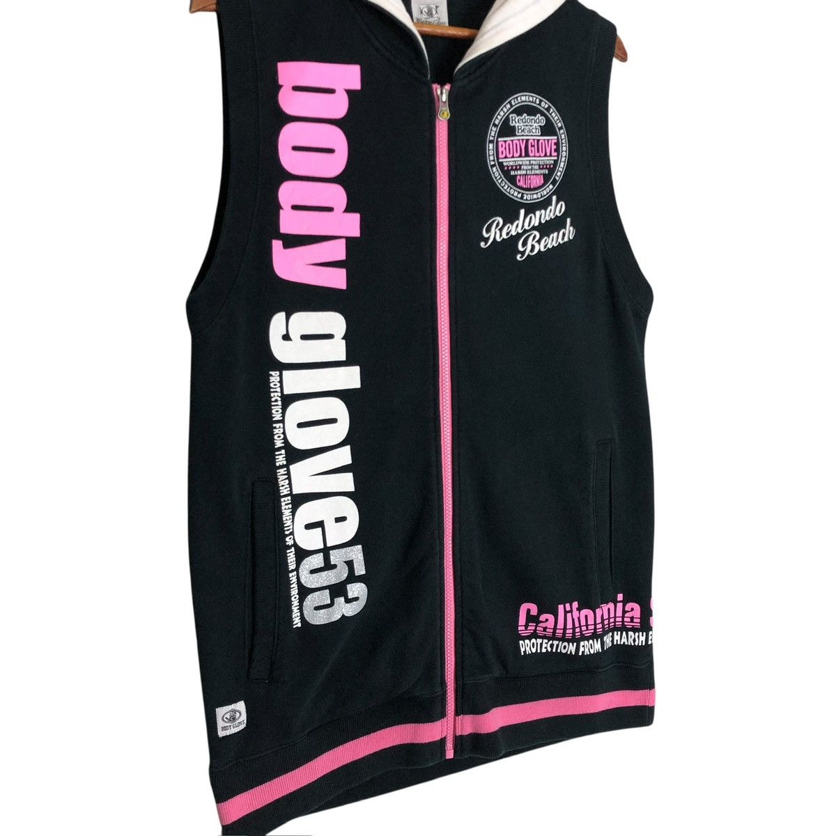 Vintage Body Glove Tank Top Vest Hoodie Streetwear Designer