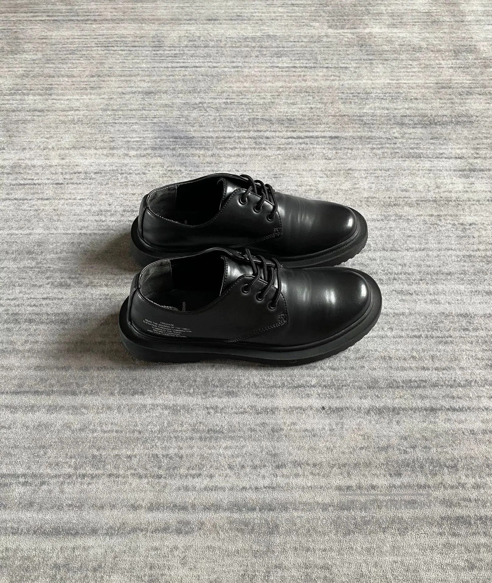 Undercover GU x Undercover Black Derby Shoes. Size US 8.5 / EU 41-42 - 2 Thumbnail
