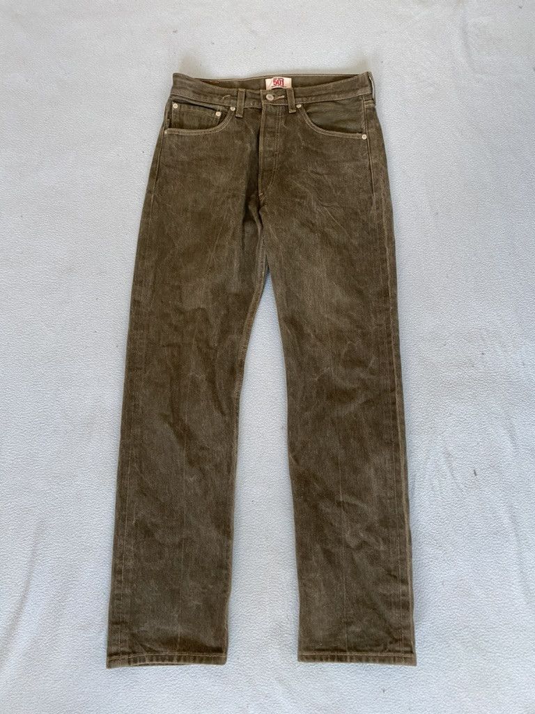 Levi's Vintage Clothing Levis 501 Military Green Size US 32 / EU 48 - 1 Thumbnail