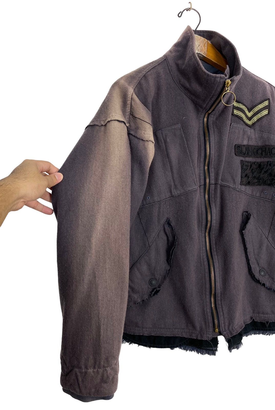 Vintage Rare‼️ Vintage Sunfaded RNA Republic Military Zipper Jacket Size US S / EU 44-46 / 1 - 10 Thumbnail