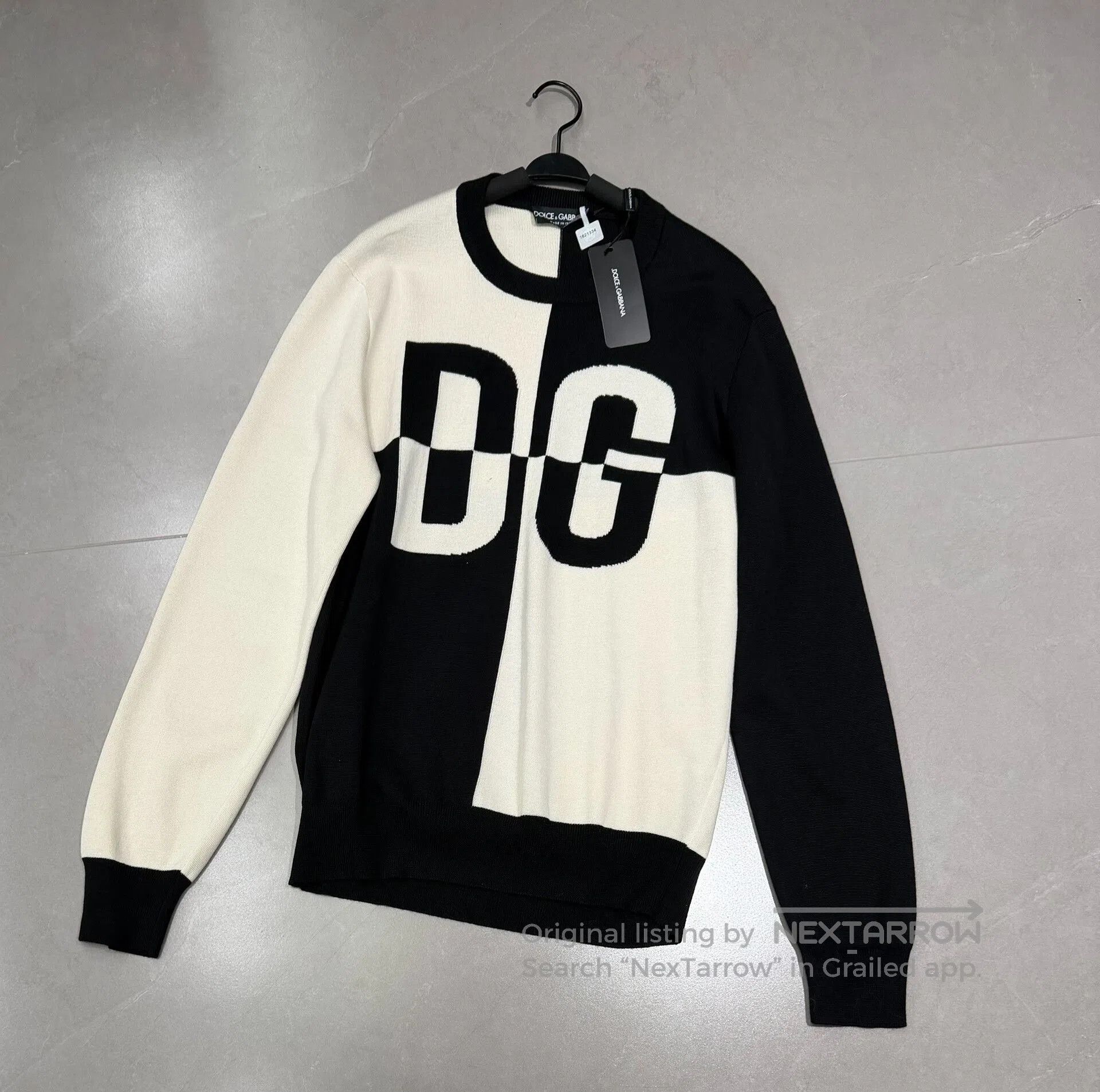 Dolce & Gabbana Dolce & Gabbana Men's Wool Logo Sweater. Size US M / EU 48-50 / 2 - 1 Thumbnail