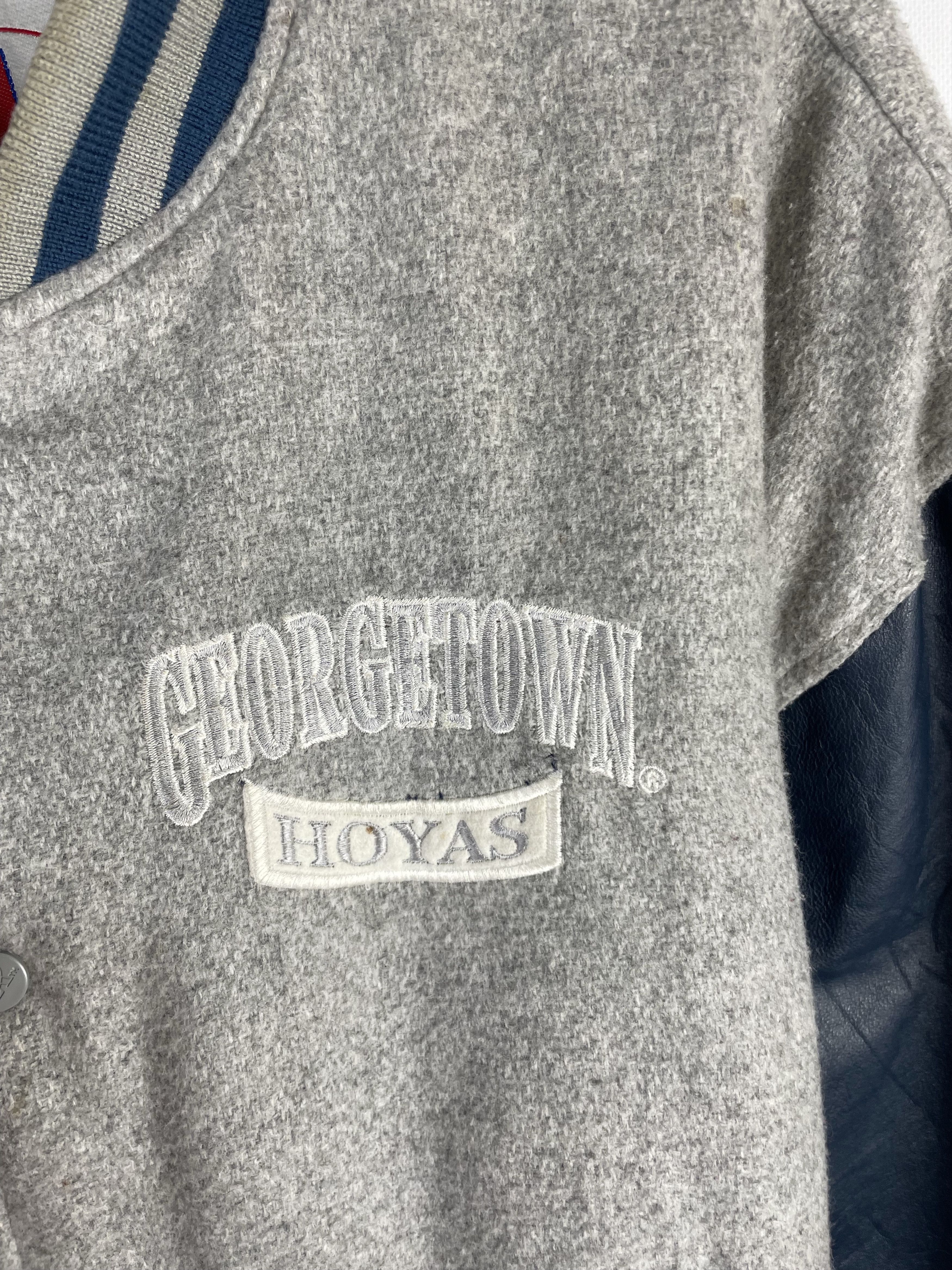 MLB Vintage 90s Georgetown Hoyas jacket 90s Size US XL / EU 56 / 4 - 7 Thumbnail