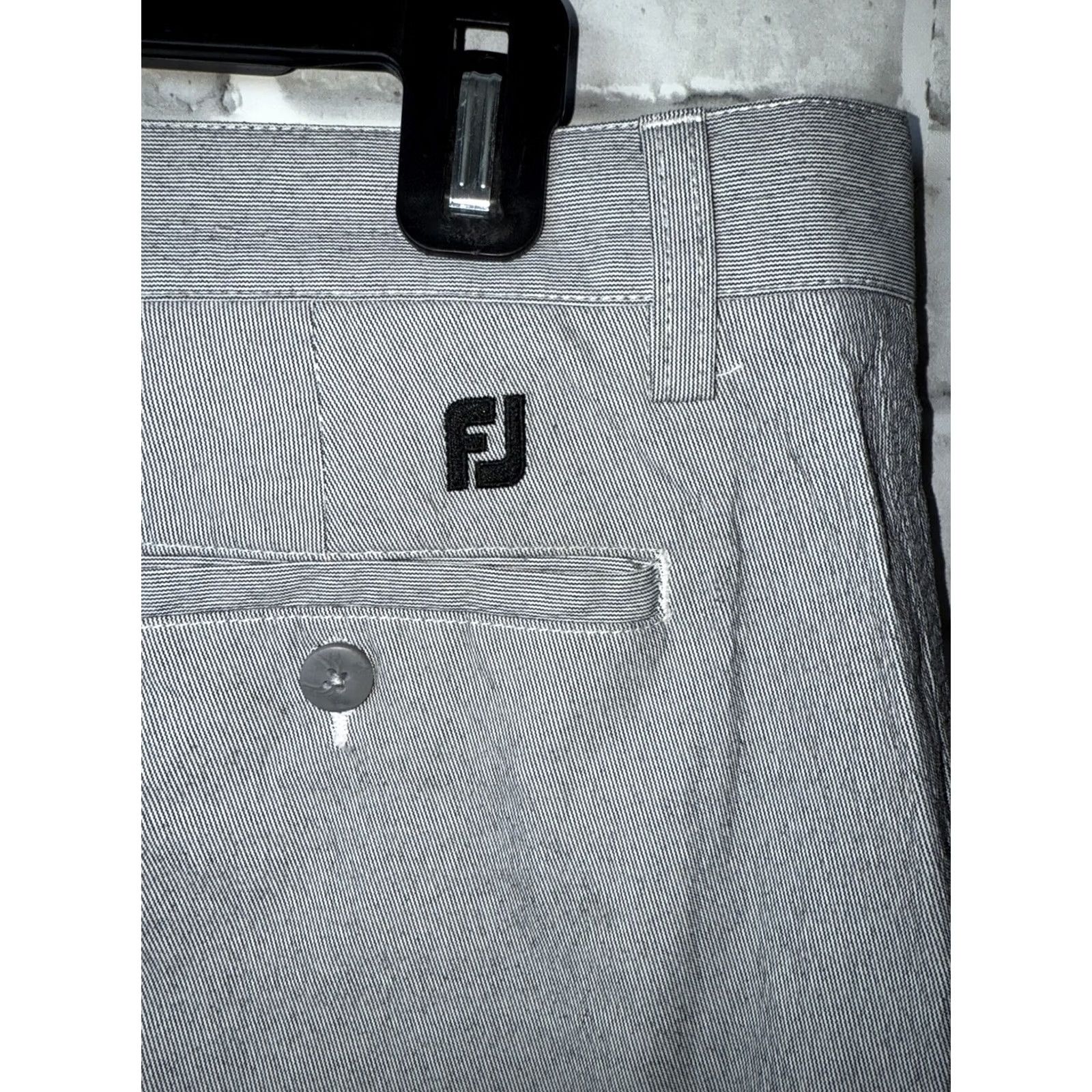 Footjoy Footjoy Gray Striped Nylon Golf Shorts Men 34 Size US 34 / EU 50 - 7 Thumbnail