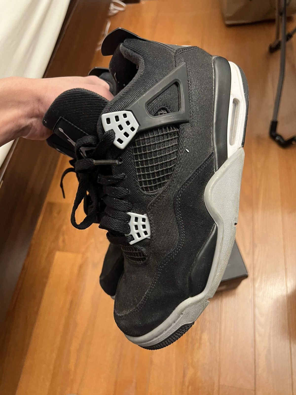 Jordan Brand Air jordan 4 retro se black canvas sz 9.5 Size US 9.5 / EU 42-43 - 8 Thumbnail