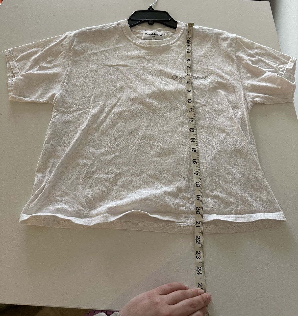 Casablanca Casablanca White Logo Tee T-Shirt Spellout M Size US M / EU 48-50 / 2 - 4 Thumbnail
