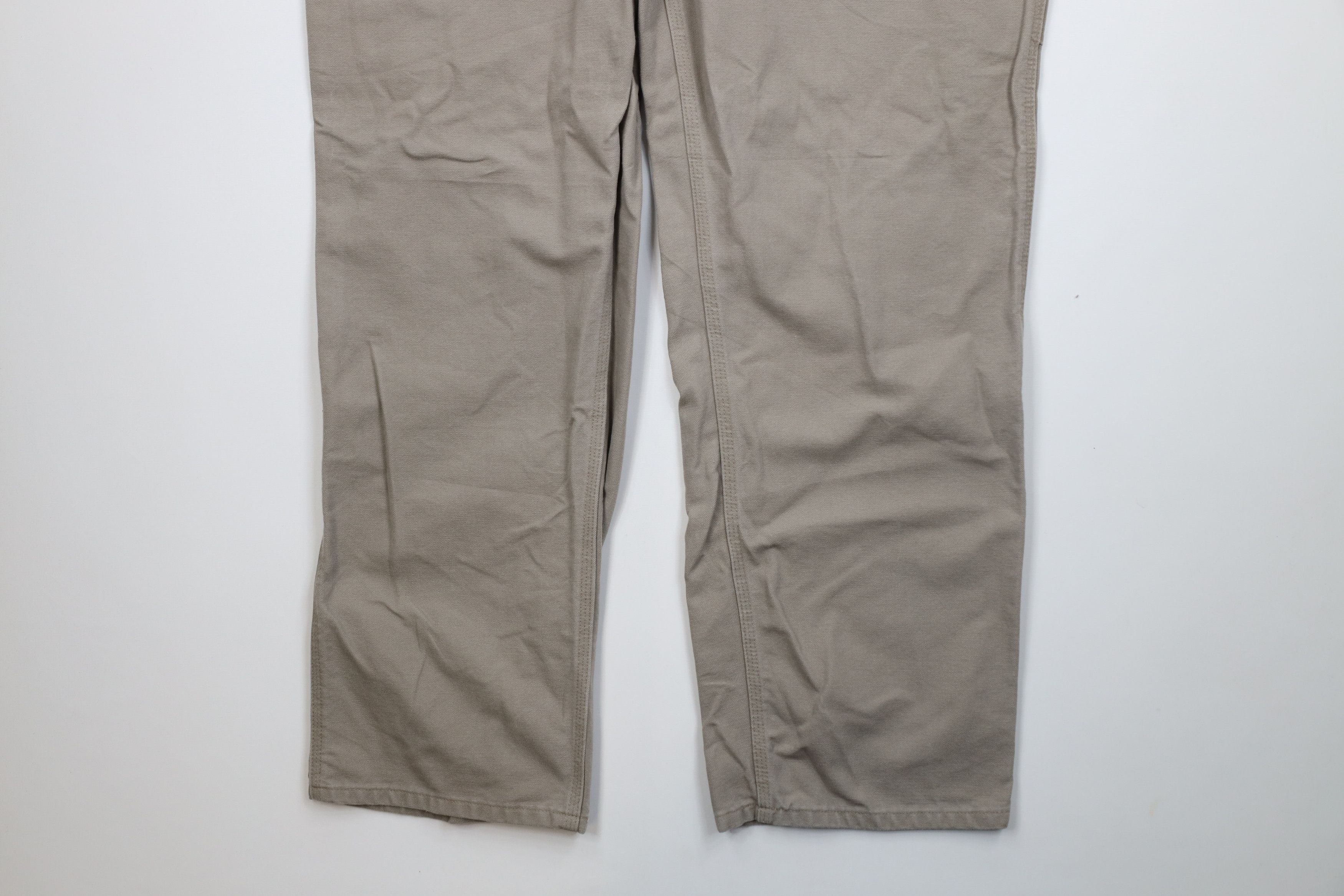 Carhartt Vintage Y2K Carhartt Wide Leg Dungaree Pants Desert Brown Size US 40 / EU 56 - 4 Thumbnail
