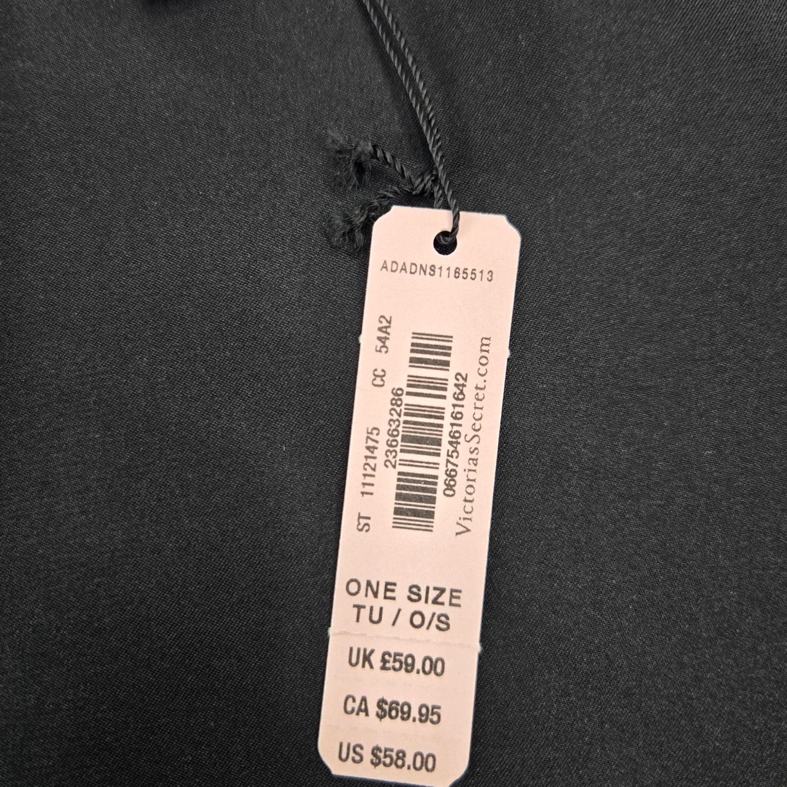 Victoria's Secret Victoria’s Secret Black Satin Open Front Ruffle Bed Top OS Size ONE SIZE - 7 Thumbnail