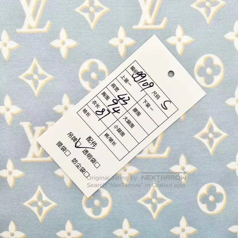 Louis Vuitton Louis Vuitton Light Blue Cotton Dress for Women . Size S / US 4 / IT 40 - 6 Thumbnail