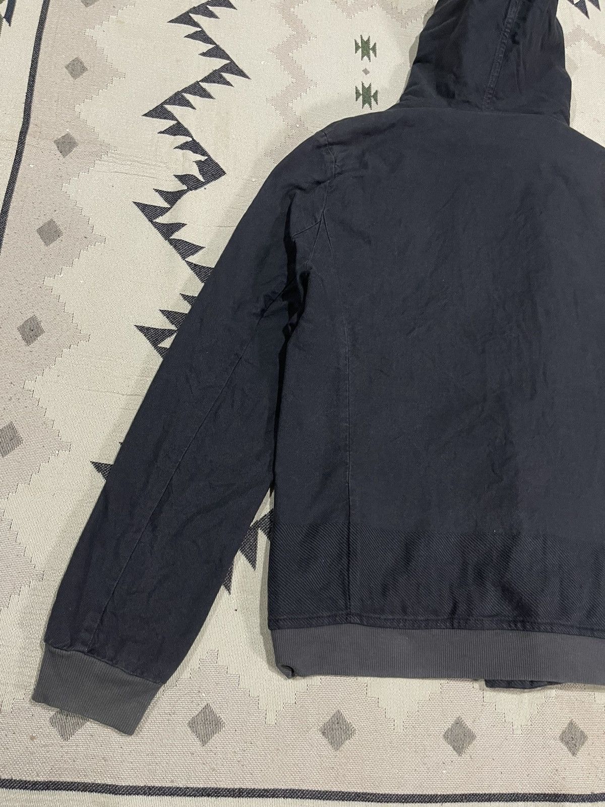 Stephan Schneider 2000s STEPHAN SCHNEIDER BUTTON HOODIE LINEN FLEECE JACKET Size US M / EU 48-50 / 2 - 10 Thumbnail