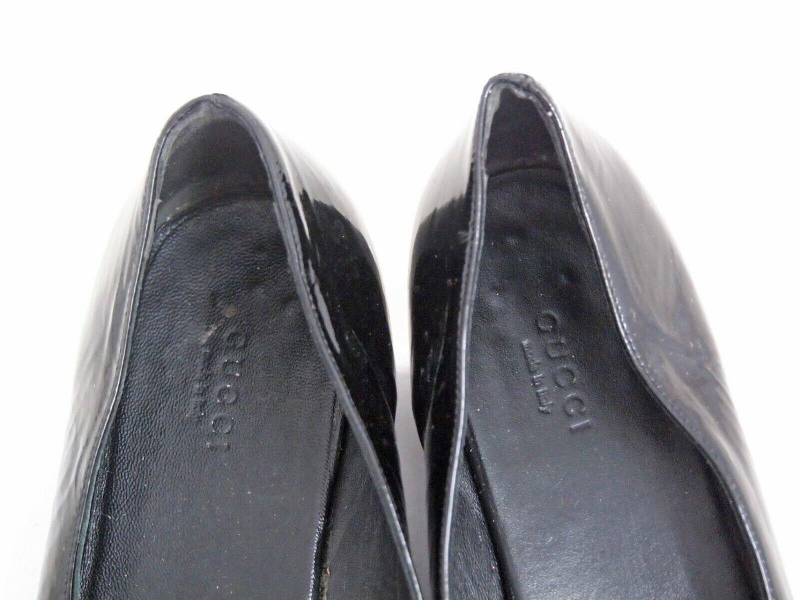 Gucci Gucci Horsebit Flats Black Patent Leather EU 39.5 US 9.5 Size US 9.5 / IT 39.5 - 5 Thumbnail