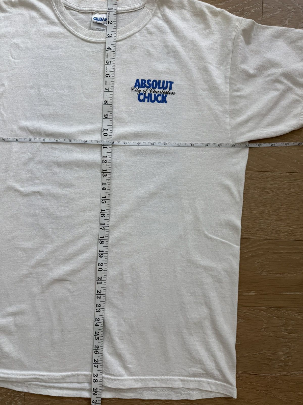 Gildan Absolut Chuck Vodka Charleston NC Parody Shirt Size US L / EU 52-54 / 3 - 8 Thumbnail