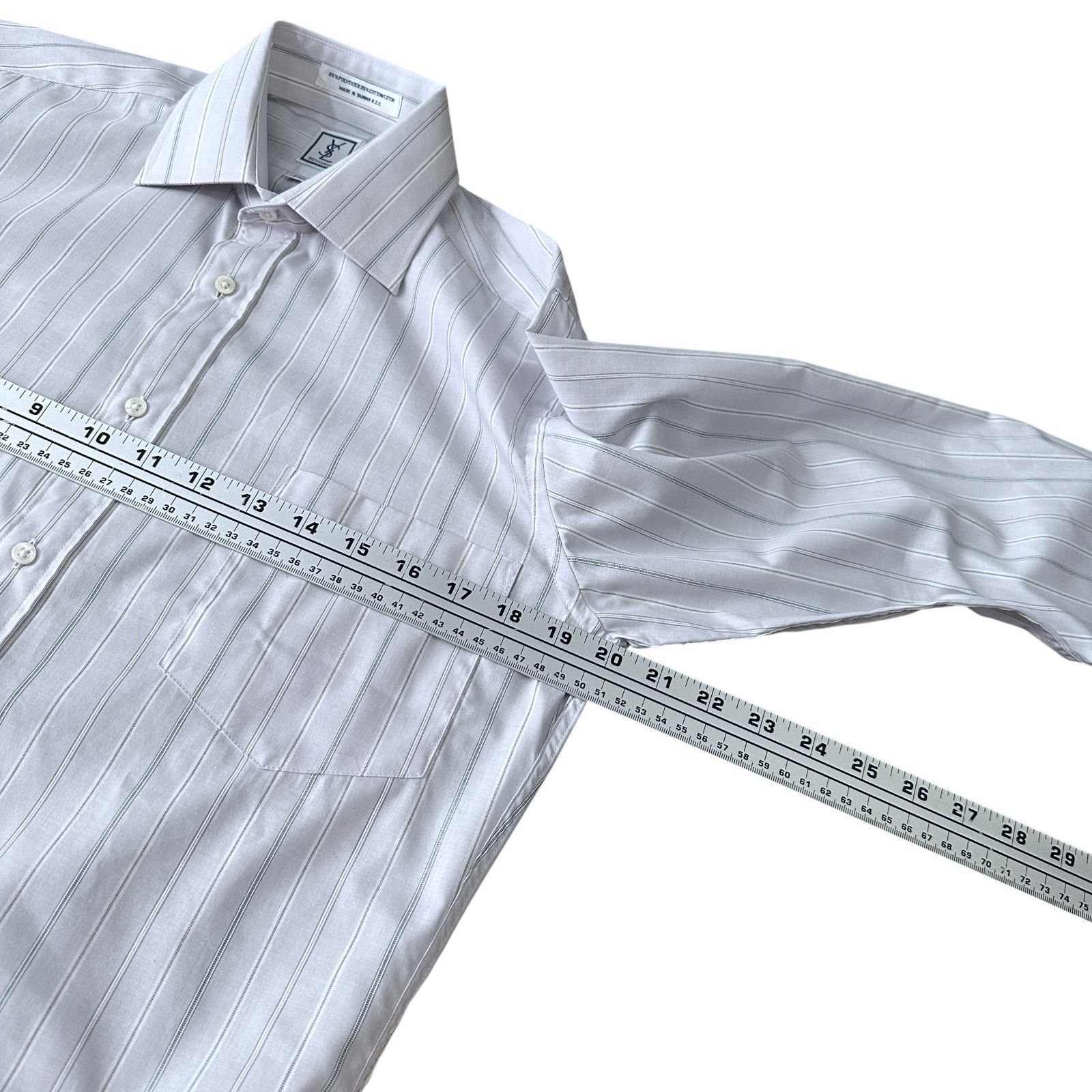 Other Yves Saint Laurent Dress Shirt Men’s 14.5 32-33 Blue Button Size US M / EU 48-50 / 2 - 7 Thumbnail