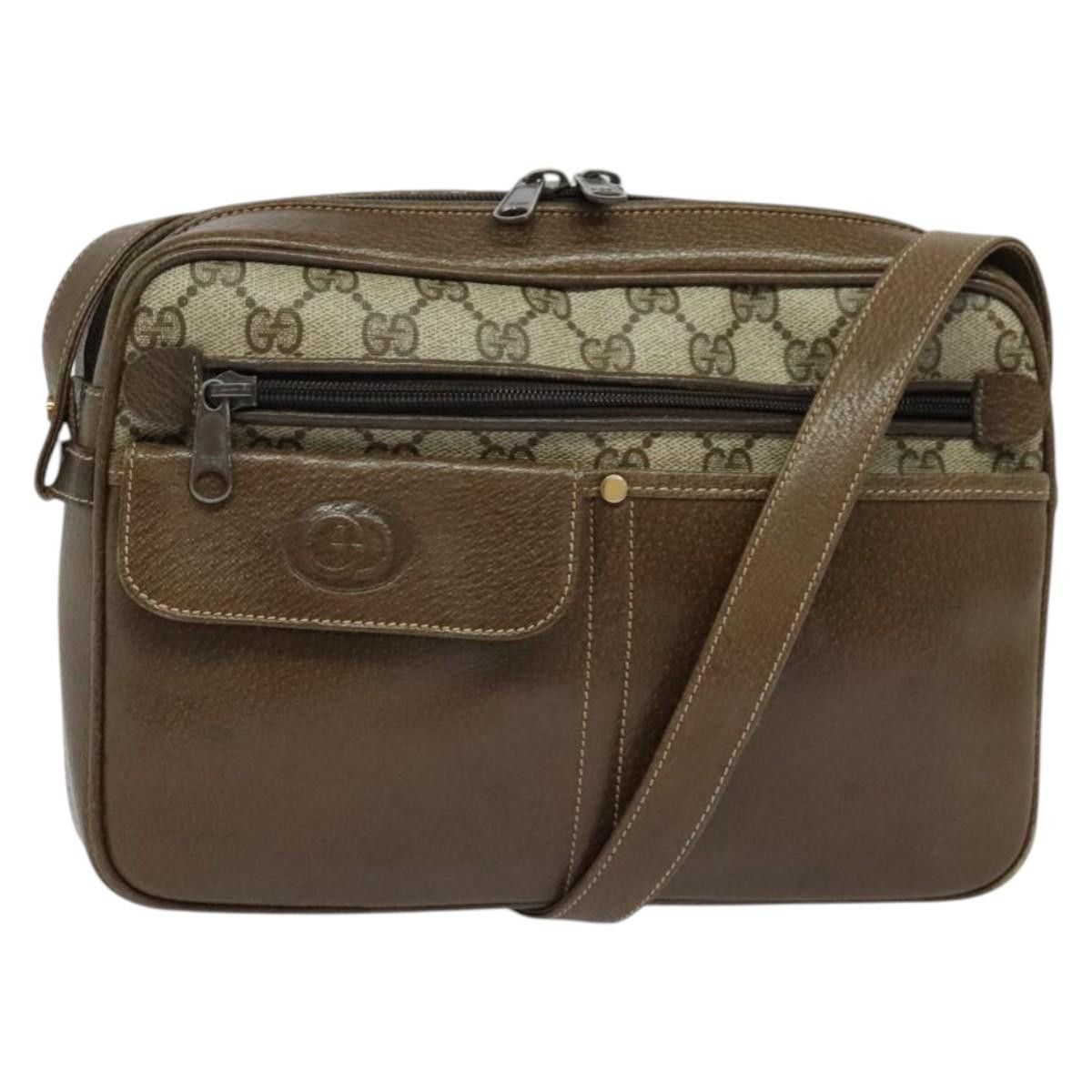 Gucci GUCCI GG Supreme Shoulder Bag Pvc Beige Gold Size ONE SIZE - 1 Thumbnail
