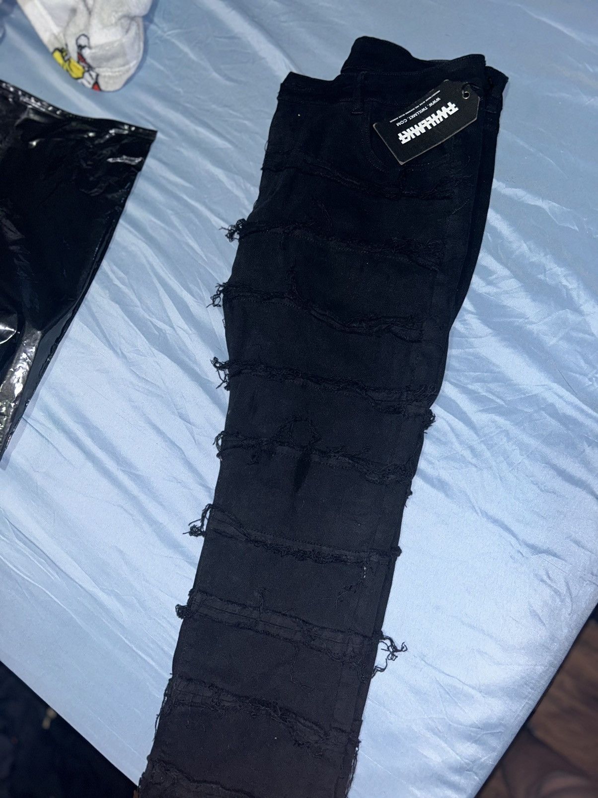 Japanese Brand × Vintage Distressed Egde Stacked Pants Size US 30 / EU 46 - 5 Thumbnail