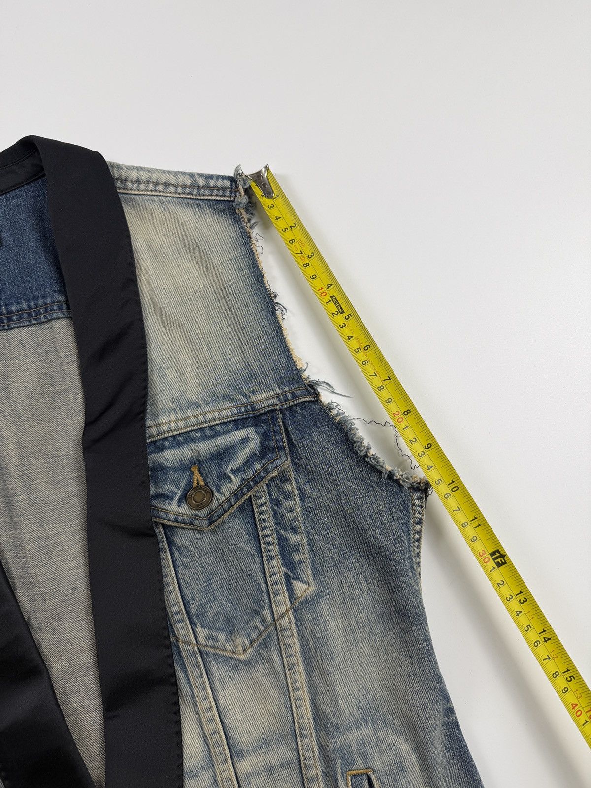Saint Laurent Paris SS16 LE SMOKING DENIM VEST Size US M / EU 48-50 / 2 - 13 Thumbnail