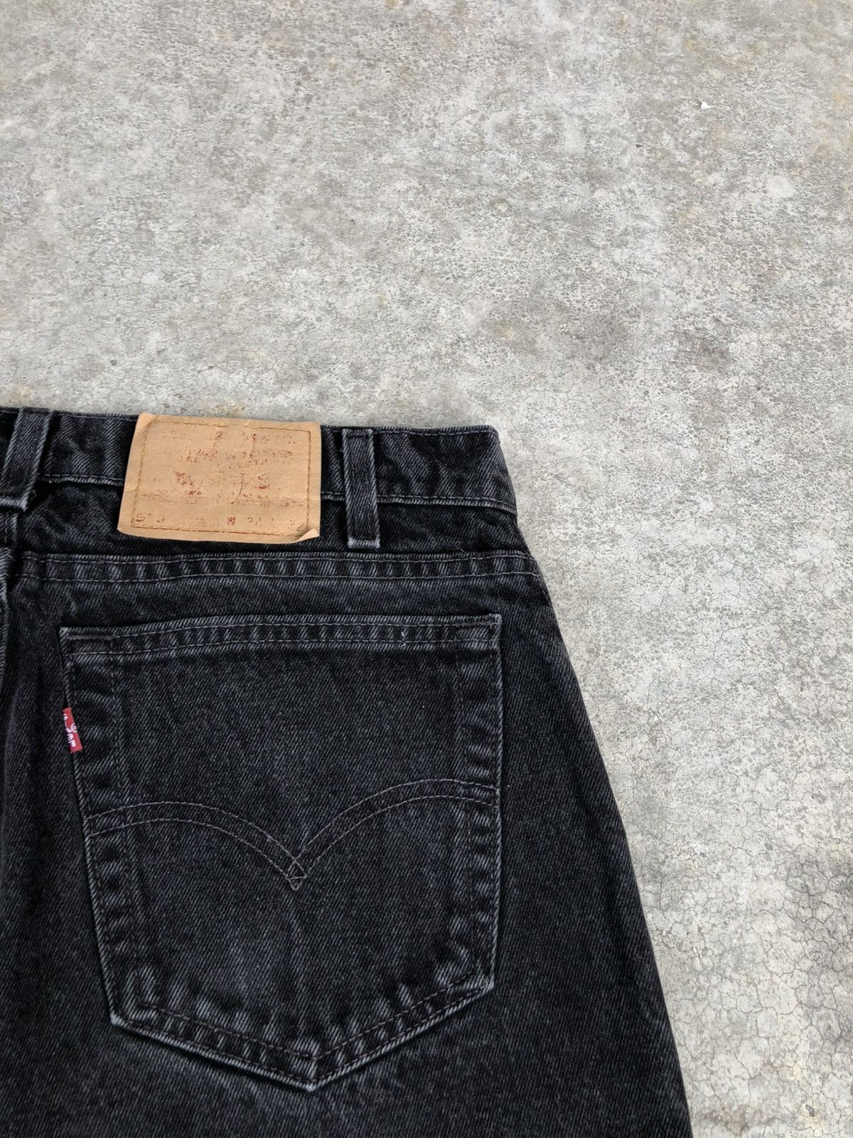 Levi's Vintage 90s Levis 550 Distressed Jeans Baggy Distressed Size US 32 / EU 48 - 17 Thumbnail