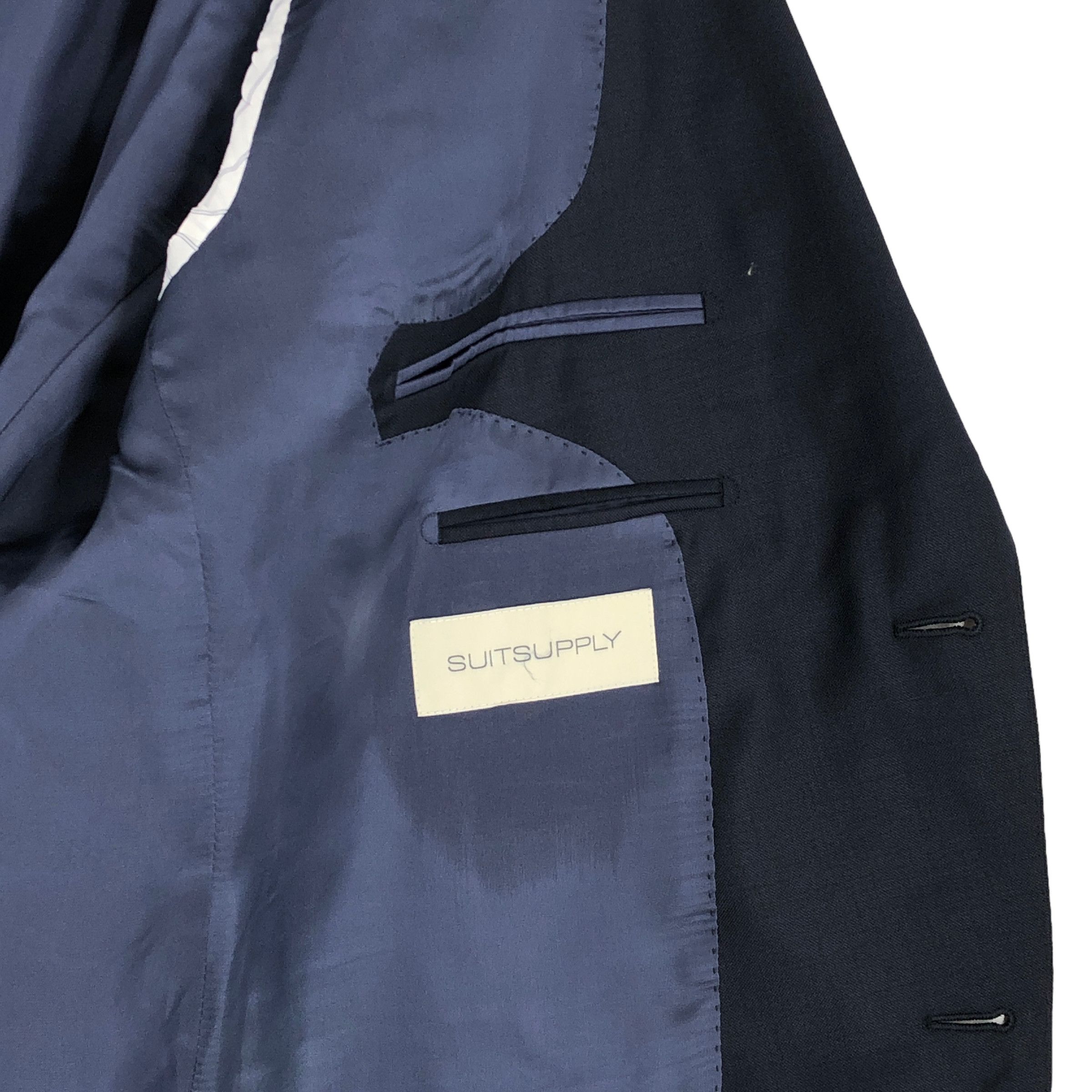 Suitsupply Napoli Wool Blazer Size 4XL (EU:60; UK:50; US:50R) Size 50R - 7 Thumbnail