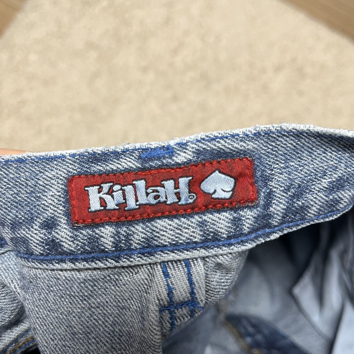 Miss Sixty DEADSTOCK 2000s Killah by Miss Sixty Faded Flare Jeans Size 28" / US 6 / IT 42 - 3 Thumbnail