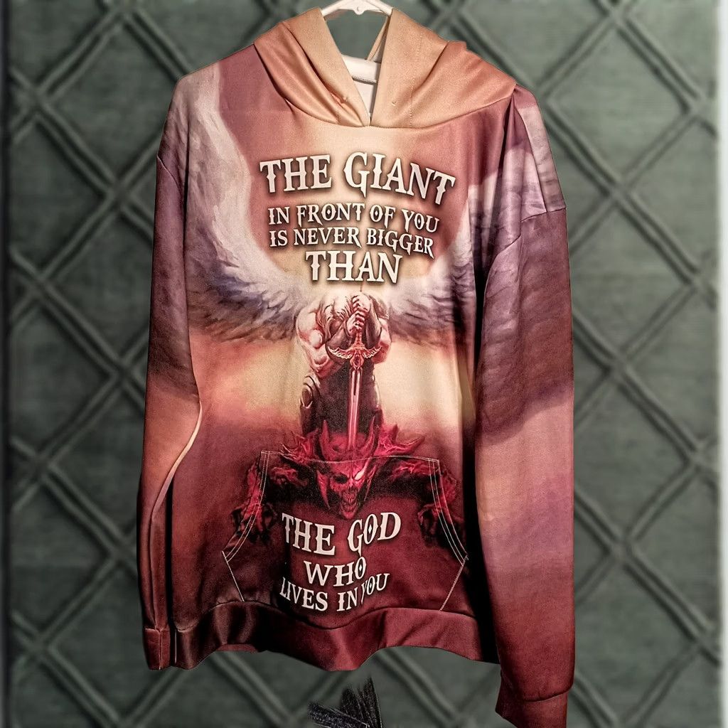 Templa Knights Templar Hoodie Mens 2XL Multicolor Pullover Graphic Print Hooded Size US XXL / EU 58 / 5 - 1 Thumbnail