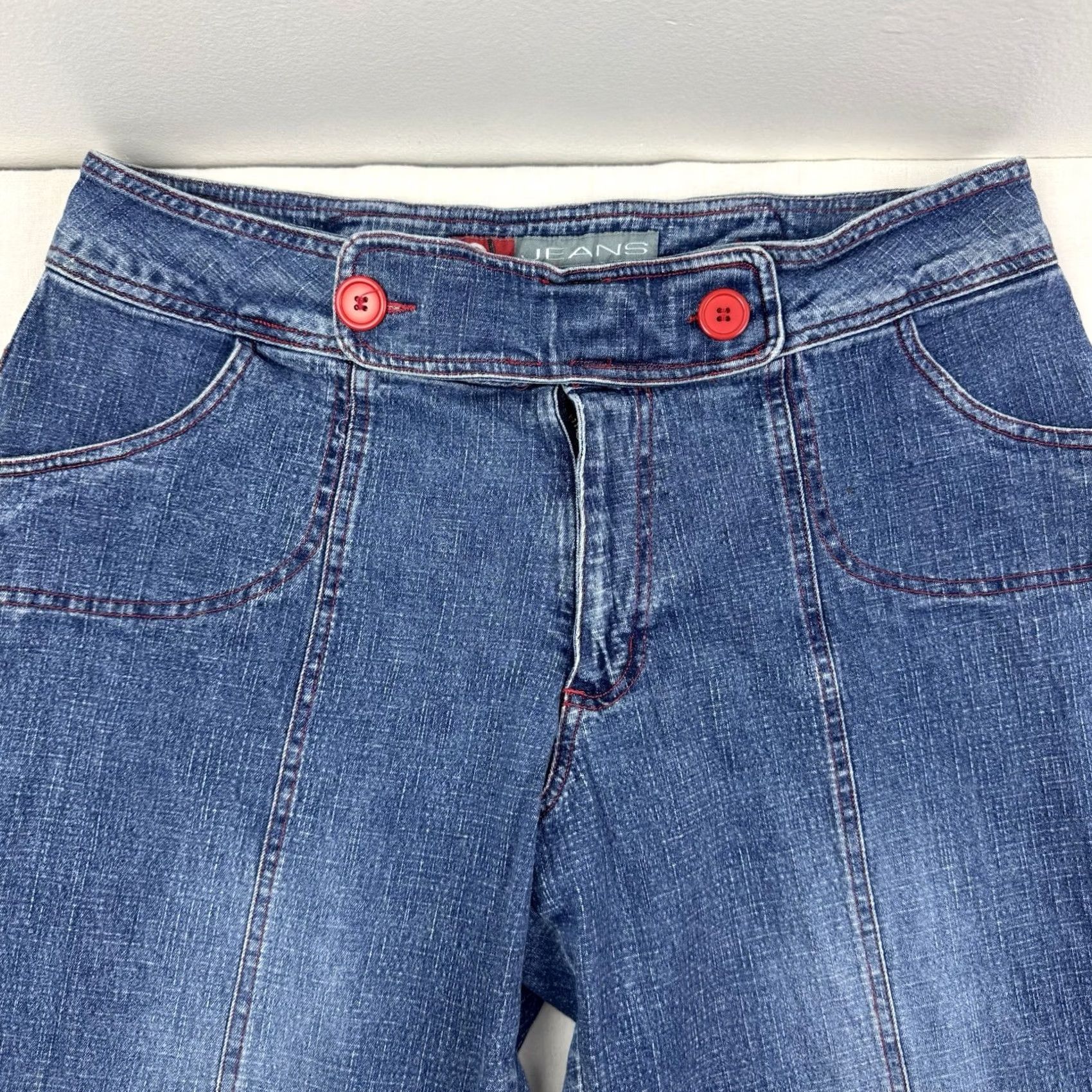 Vintage VINTAGE O! Jeans Womens 16 Mom Jeans High Waisted Hipster Hippie Punk 90s 80s Blue Size 38" / US 16 / IT 52 - 2 Thumbnail