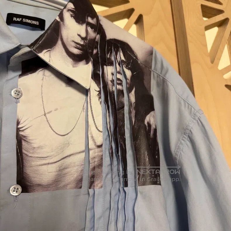 Raf Simons Raf Simons Black and white art shirt Size US M / EU 48-50 / 2 - 2 Thumbnail