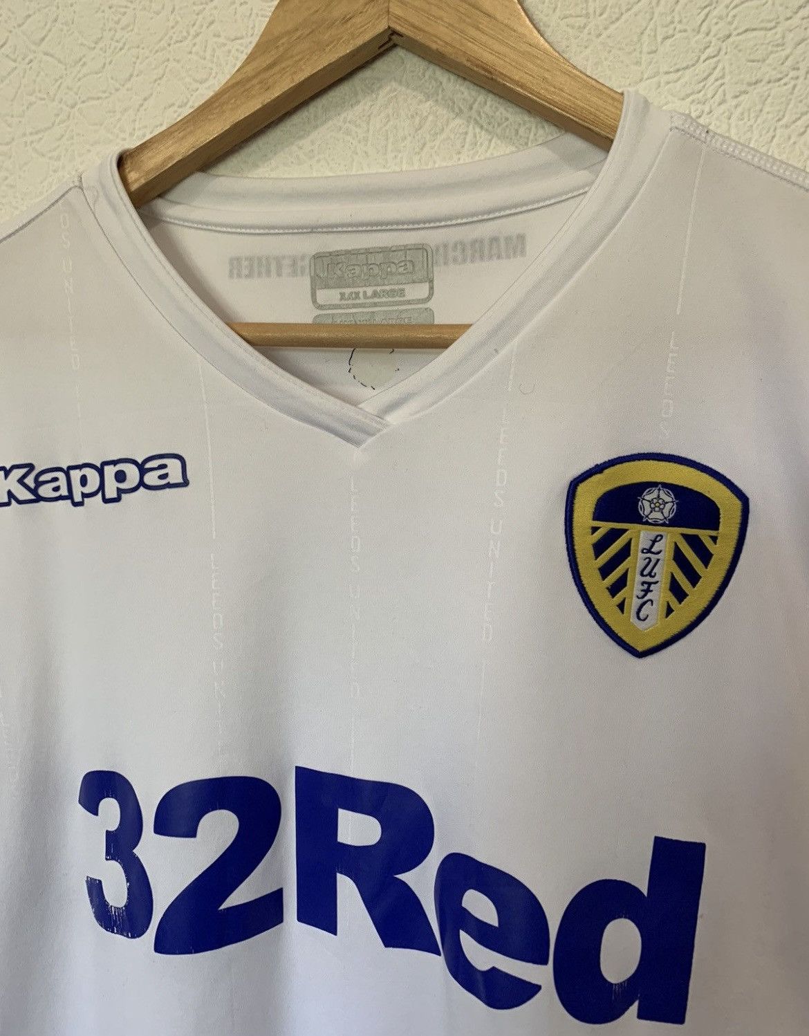 Kappa LEEDS UNITED KAPPA 2018/2019 HOME KIT SOCCER JERSEY FOOTBALL Size US XXL / EU 58 / 5 - 3 Thumbnail