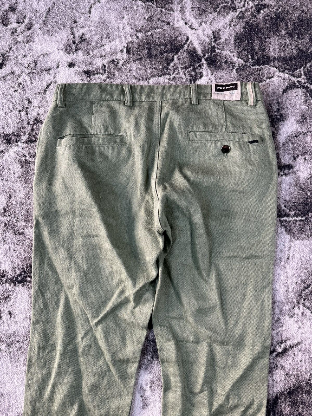 Freitag FREITAG E550 Green Linen Work Pants Size US 32 / EU 48 - 15 Thumbnail