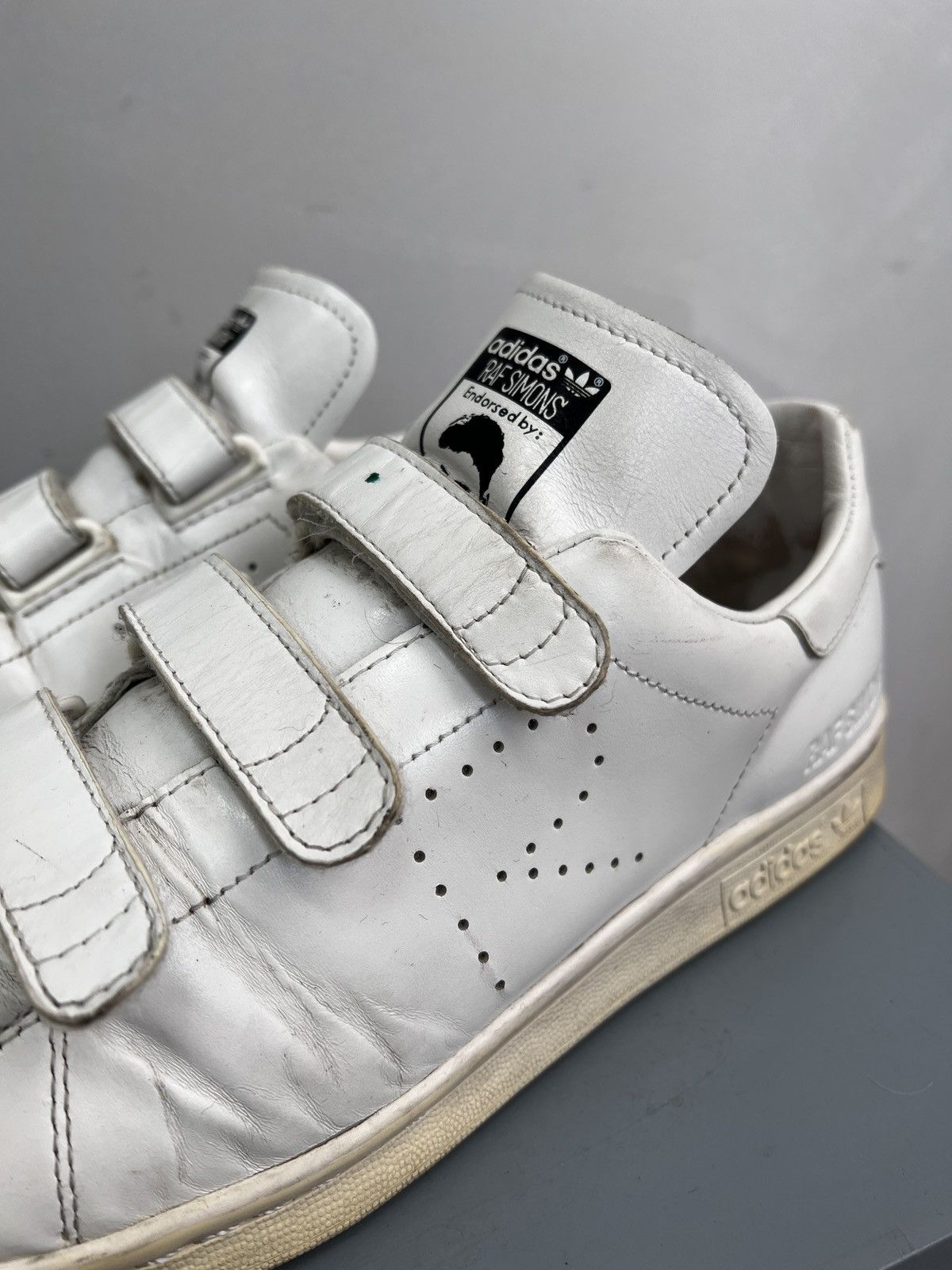 Adidas × Designer × Raf Simons Adidas Raf Simons Stan Smith white leather 2013 Size US 9 / EU 42 - 2 Thumbnail