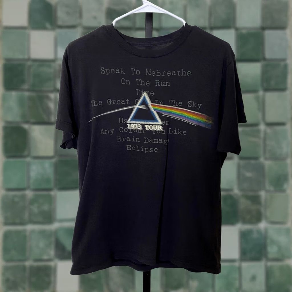 Vintage Aces & Eights Band T-Shirt Short Sleeve Men Black 1973 Tour Large Size US L / EU 52-54 / 3 - 1 Thumbnail