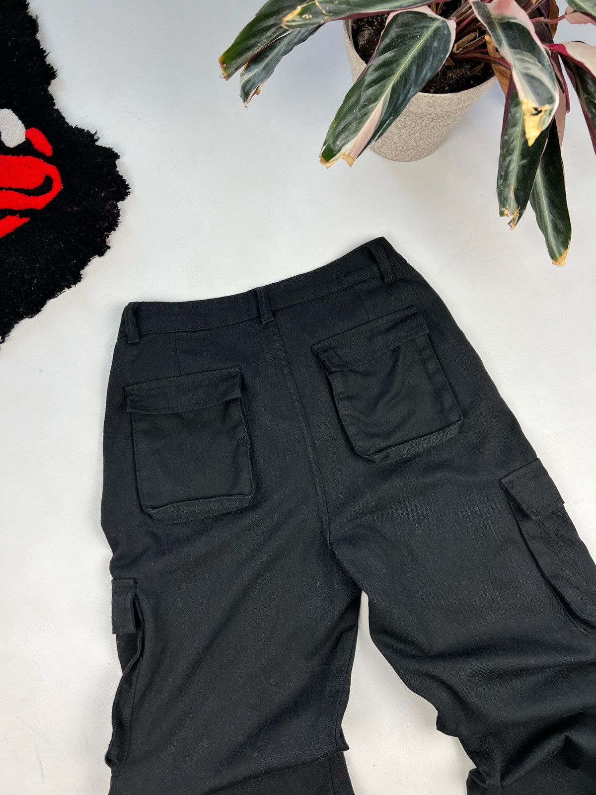Japanese Brand × PPFM Vintage black cargo pants pocket bondage Size US 28 / EU 44 - 11 Thumbnail