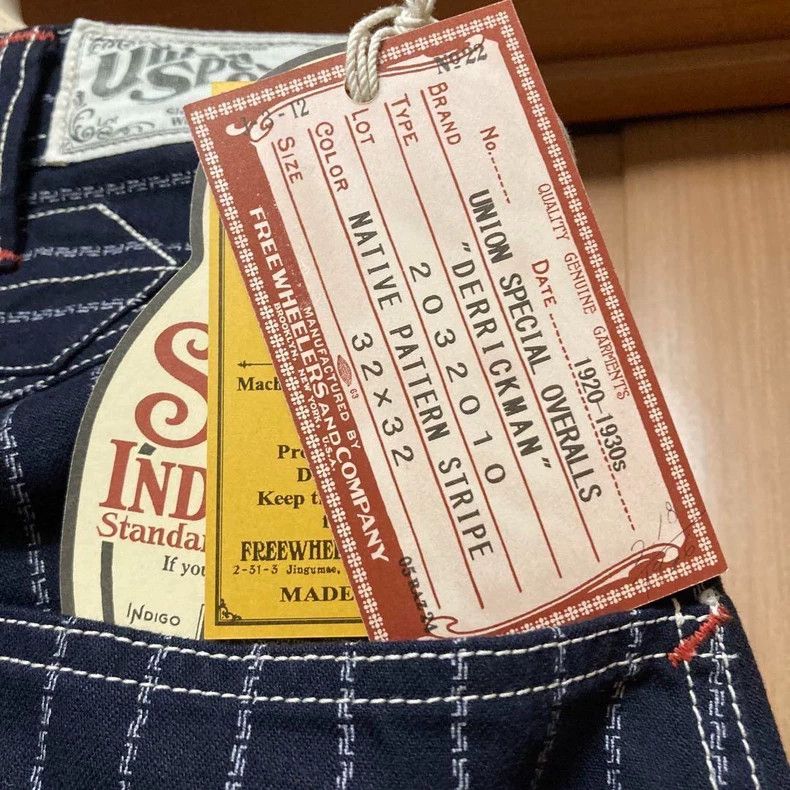 Freewheelers freewheelers Non-spot-discharge swastika chain pants 2504-N Size US 32 / EU 48 - 5 Thumbnail