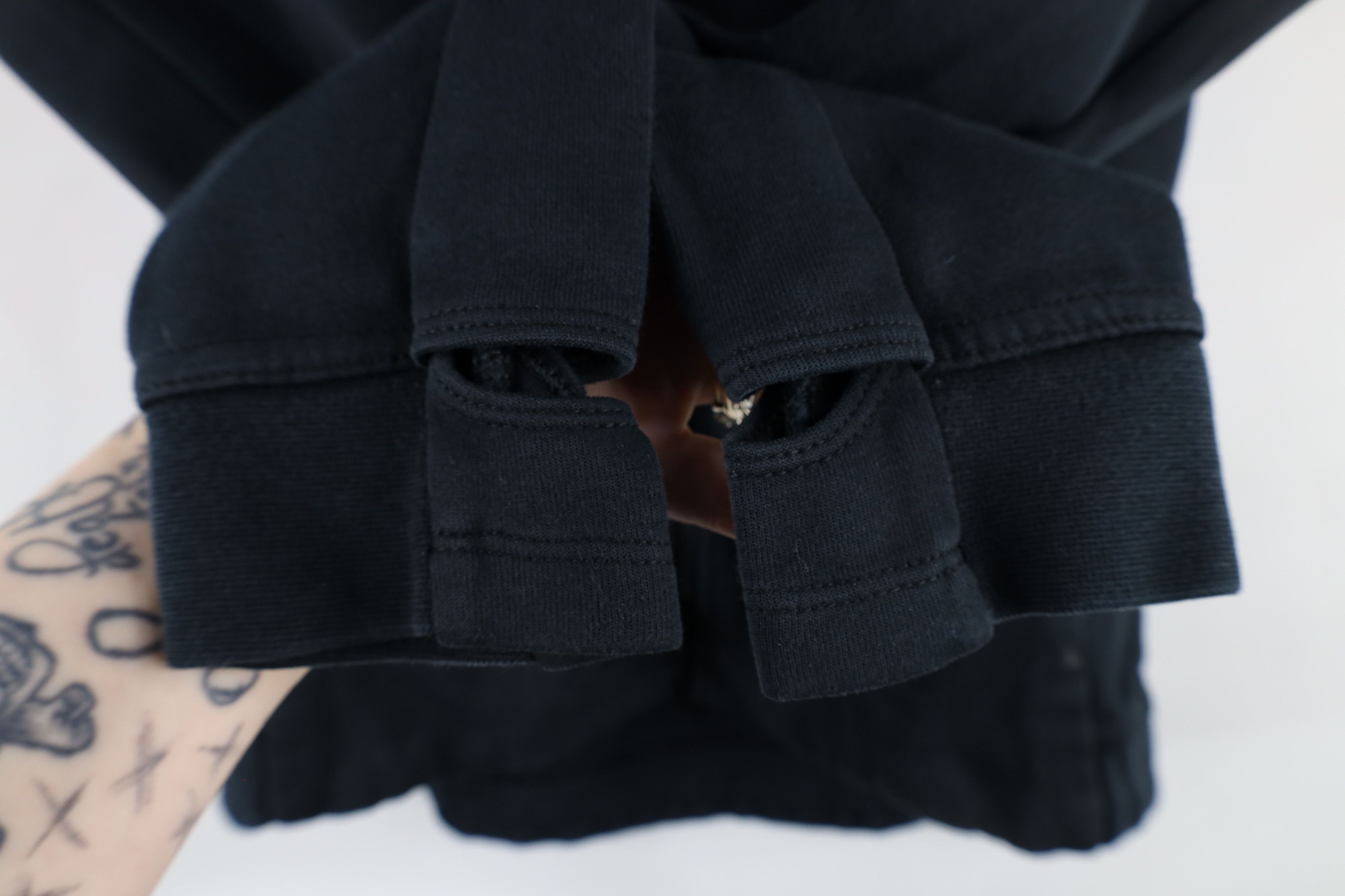 Nike × Vintage Nike Tech Fleece Spell Out Full Zip Hoodie Sweatshirt Black Size S / US 4 / IT 40 - 5 Thumbnail