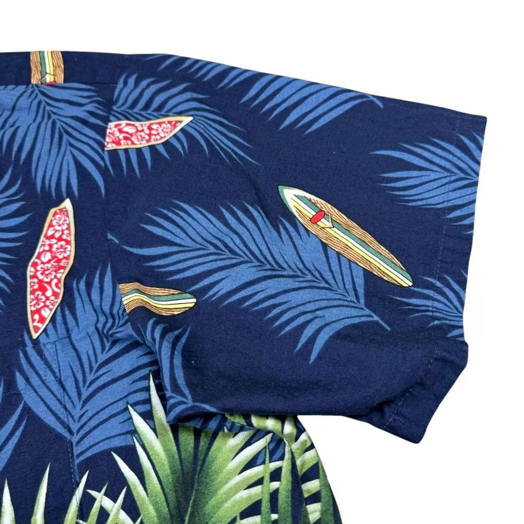 Vintage VINTAGE RJC Hawaiian Shirt Men 3XL Floral Beach Short Sleeve Shirt Mens Blue Floral 90s California Tropical Size US XXL / EU 58 / 5 - 4 Thumbnail