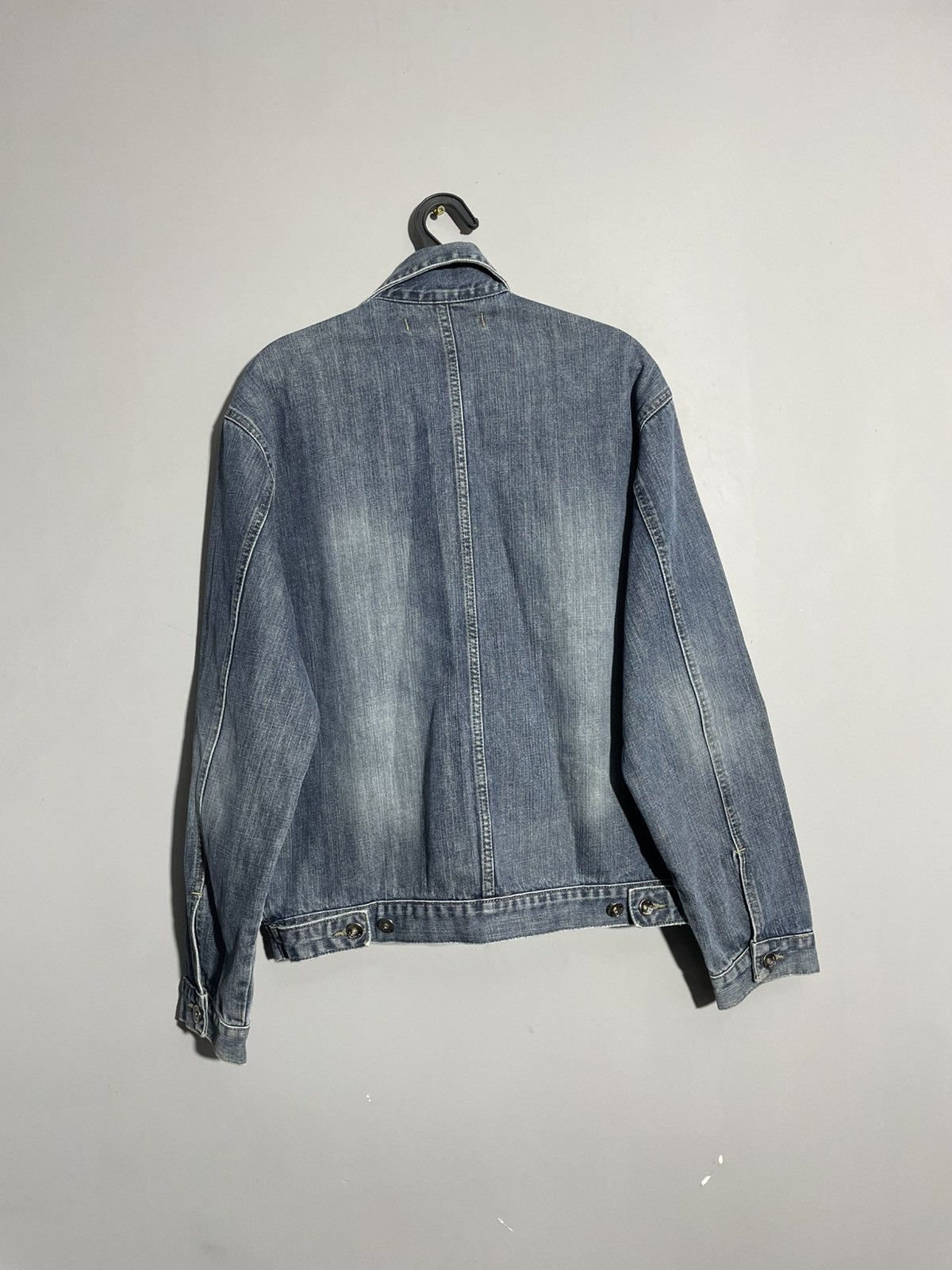Levi's × Vintage Vintage Levi’s Made In USA jeans jacket with leather details Size US L / EU 52-54 / 3 - 9 Thumbnail