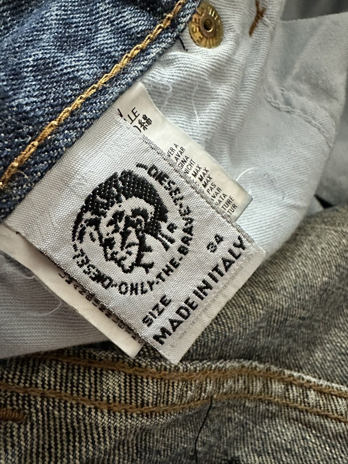 Diesel Made in italy Diesel Vintage denim Jeans Pants rare Size US 34 / EU 50 - 7 Thumbnail
