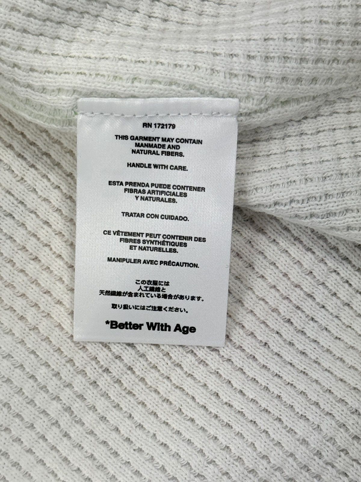 Better With Age RICKY WAFFLE ZIP UP HOODIE Size US L / EU 52-54 / 3 - 8 Thumbnail