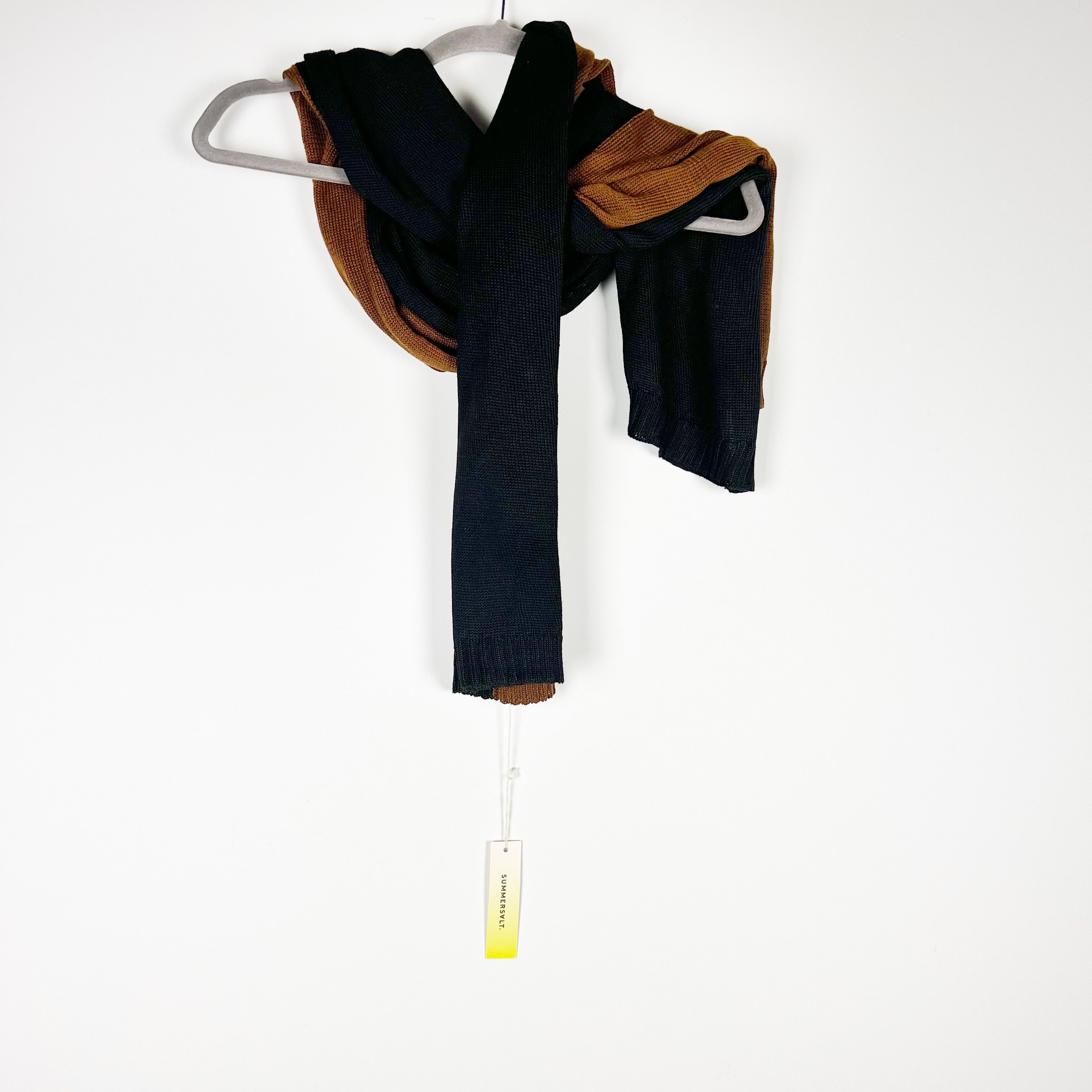 Other NEW Summersalt 2 Tone Knit Stretch Scarf Size ONE SIZE - 2 Thumbnail