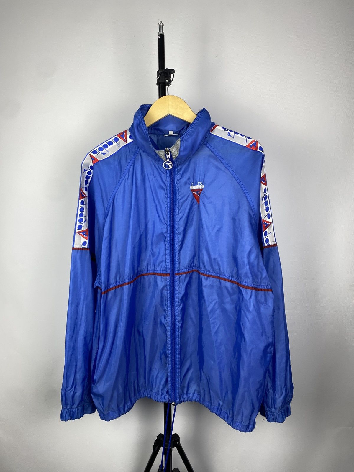 Diadora × Vintage VTG 90s Diadora Italy light Track Jacket soccer y2k rare Size US M / EU 48-50 / 2 - 1 Thumbnail