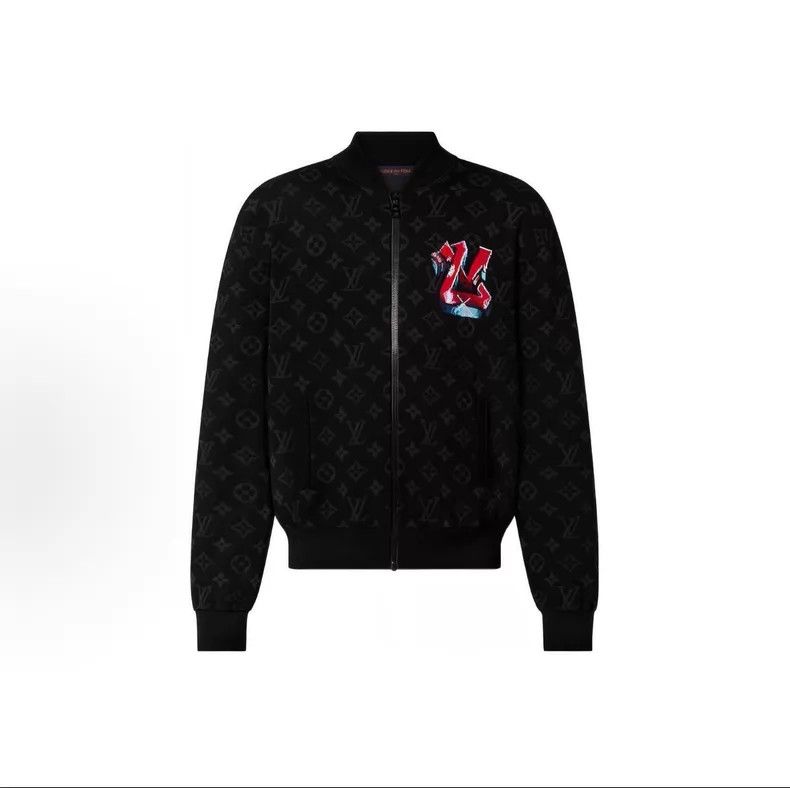Louis Vuitton Louis Vuitton Old Flower Graffiti Print Zipper Jacket Size US XL / EU 56 / 4 - 7 Thumbnail