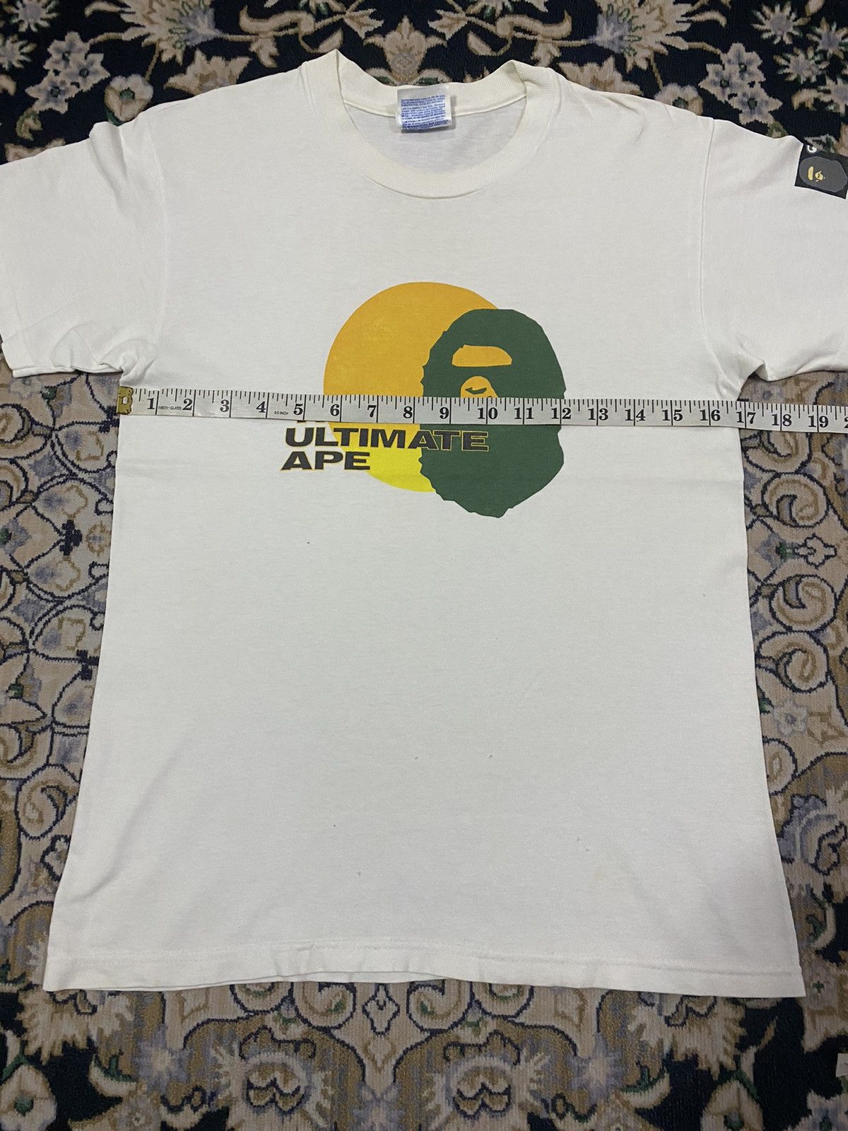 Bape 🔥OG🔥Rare 90s Vintage bape x stash the ultimate ape hanes tag Size US S / EU 44-46 / 1 - 11 Thumbnail