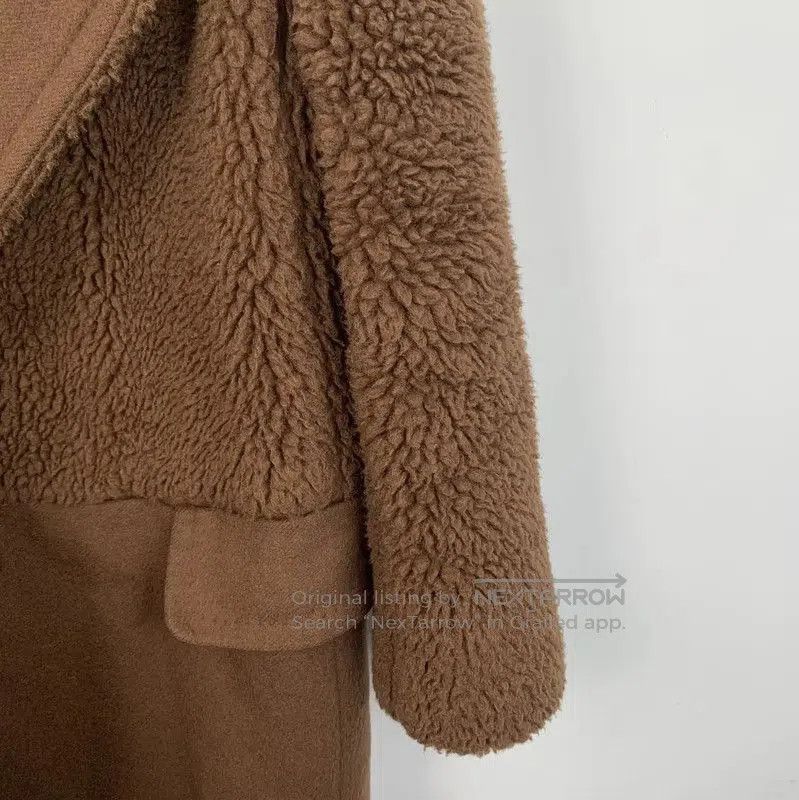 Max Mara MaxMara Brown Oversized Women's Coat . Size XS / US 0-2 / IT 36-38 - 4 Thumbnail