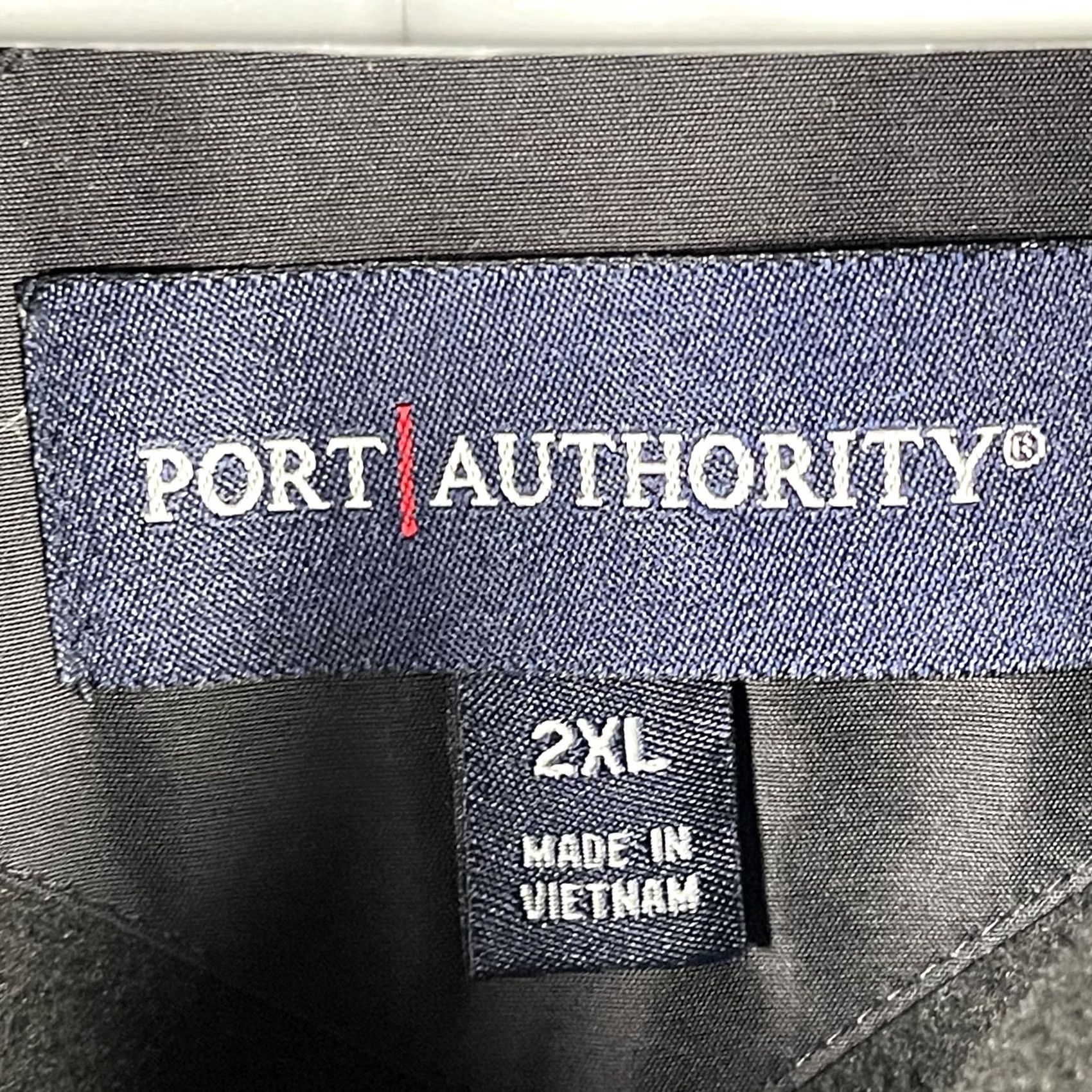 Port Authority Port Authority Jacket Mens 2XL Black Lined Windbreaker Zip Full Pockets Logo Embroidered Thomason Tractor John Deere Casual Workwear Outdoor Size US XXL / EU 58 / 5 - 6 Thumbnail